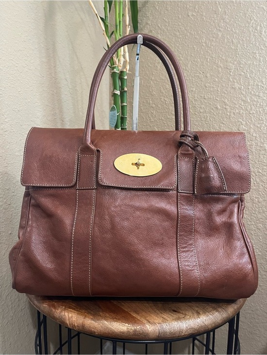 Mulberry Handbags - MULBERRY RARE EDITIONS 50 YEARS NVT OAK LEATHER BAYSWATER